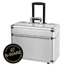 ALUMAXX Pilotenkoffer OMEGA Aktentasche Koffer B-Ware Aluminium silber E45122