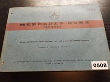 508 Mercedes Benz Motor - Ersatzteilliste OM 355  30084