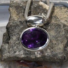 Amethyst Anhänger, 925er