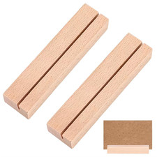 2 Stück Holz Kartenhalter