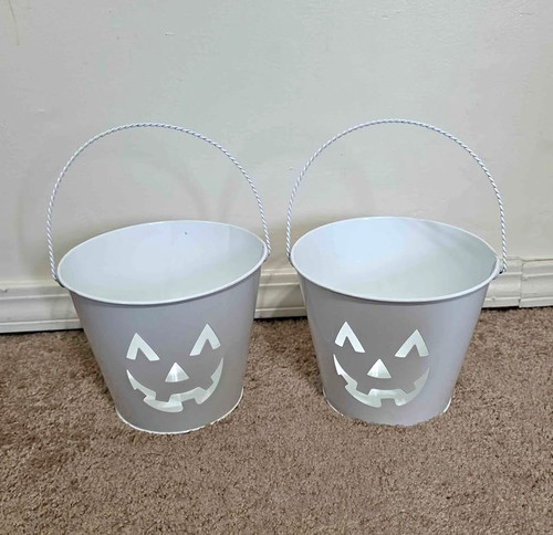 Halloween metalleimer mit - halloween,