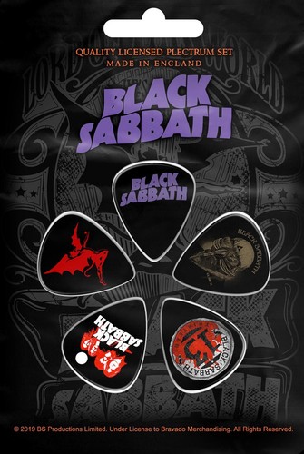 Black sabbath plektrumset - sabbath,