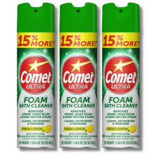 3 Comet Foam Bath Cleaner