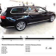 Seitenschutzleisten schwarz