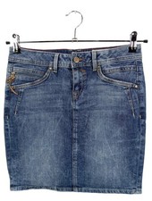 EDC Jeansrock Damen Rock Gr. DE 34 blau Casual-Look