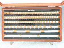 Mitutoyo Endmaßkasten Gauge Block Set Keramik 89 teilig Klasse 1