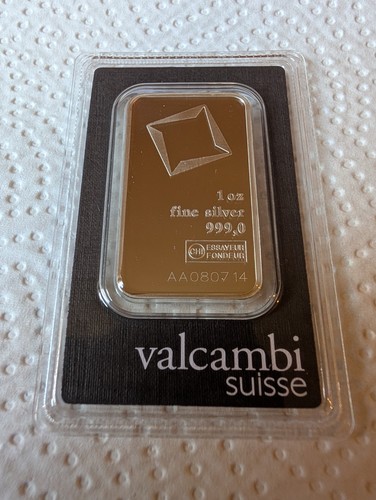 Silberbarren valcambi unze - valcambi,