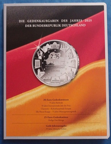Münzfolder 2025 für 20 - für, 5