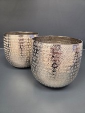 Boltze Übertopf Silber