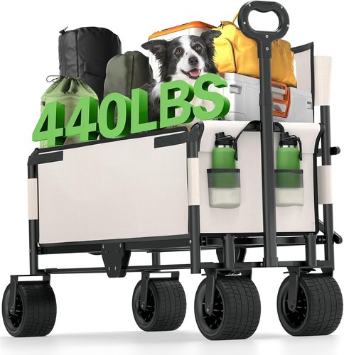 Bollerwagen handwagen - 2-in-1,