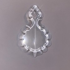 Kristall Glas Pendel 60mm Vollschliff 19. Jahrhundert