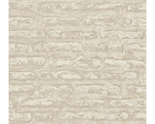Vliestapete 39027-1 Attractive 2 Steinwand hellbraun-weiß