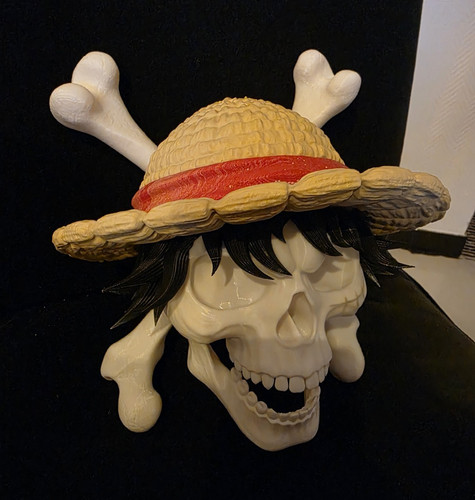 One piece ruffy totenschädel - ruffy,