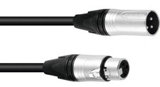 PSSO XLR Kabel 3pol 5m sw Neutrik Stecker  Zuverlässiges Mikrofonkabel
