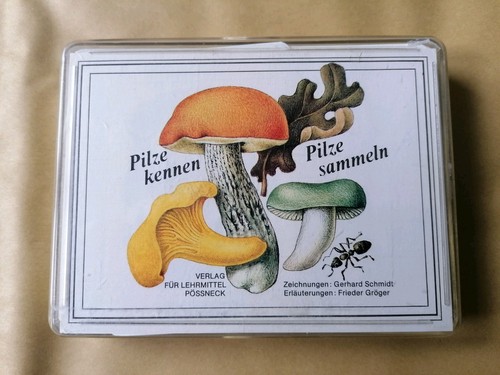 Ddr kartenspiel pilze kennen - kartenspiel.,