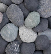 Beach pebbles black kies 25 - beach,