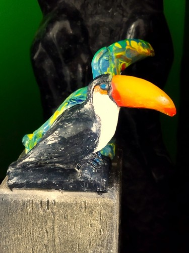 Tukane vögel blue skulptur - tukane, in