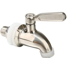 304 16mm Edelstahl Bierhahn Bierzapfhahn für Getränkespender Zapfhahn