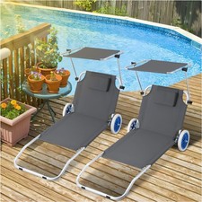 Sonnenliege Klappbar 2er Set