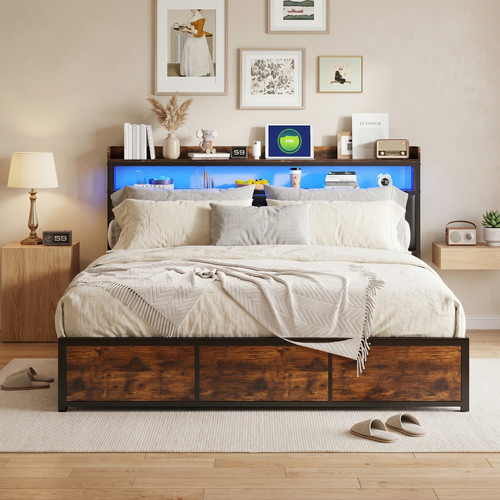 Modern polsterbett metallbett - modern,