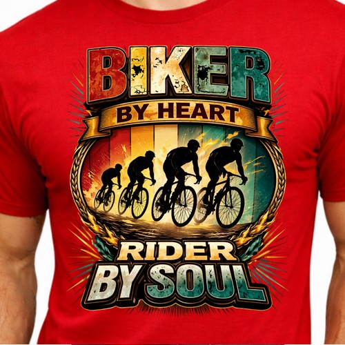 Biker heart rider soul - biker, by