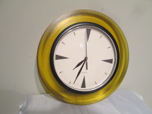 Alte acryl wanduhr - wanduhr, küchenuhr