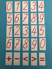 große Magnetzahlen für Tafel 25 Stück