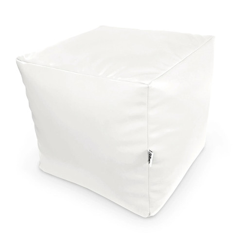 Sitzwürfel pouf weiß eps - pouf,