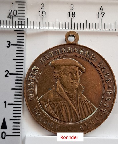 Medaille aus bronze - -,