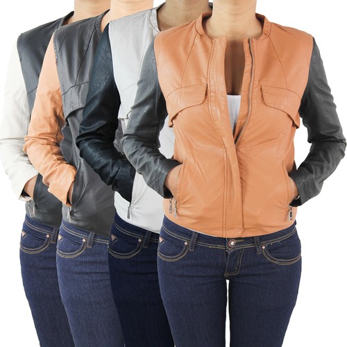 Damen lederjacke - damen,