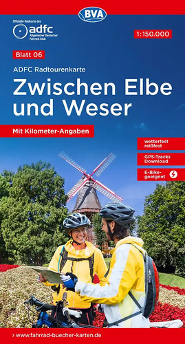 Adfc radtourenkarte zwischen - adfc-radtourenkarte,