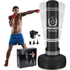 Boxsack stehende 180cm mit Pumpe Erwachsene Kinder Boxtraining
