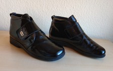 LadySko Damen Stiefeletten Wechselfußbett Bequemschuh schwarz Gr. 40