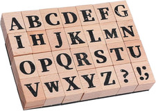 Stück buchstaben stempel - stück,