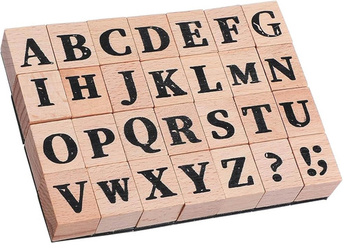 Stück buchstaben stempel - 28,