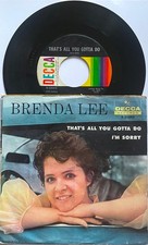 BRENDA LEE - THAT'S ALL YOU