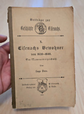 Eisenach Bewohner Adressbuch