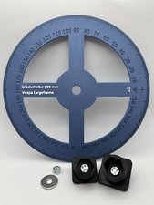 Gradscheibe zur Zündeinstellung für Vespa Lambretta etc  - perfekte Steuerzeiten