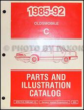 1992 1991 1990 Olds 98 Regency Teilebuch OEM Oldsmobile Master Teilekatalog