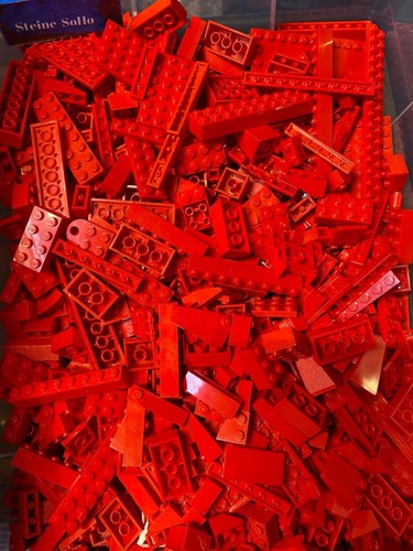 Lego 100 rote - rote, red