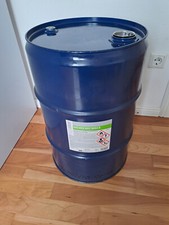 Bremsenreiniger Öl Fass 60L, Ölfass, Feuertonne, Tonne,Hocker,Deko, Chabby blau