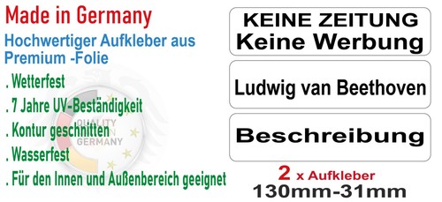 Aufkleber für - 2, x