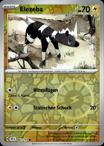 Elezeba 062 191 pokemon - elezeba,