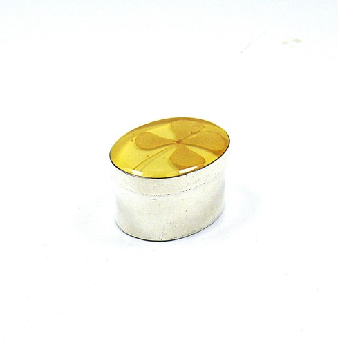 Pillendose aus sterlingsilber - pillendose,