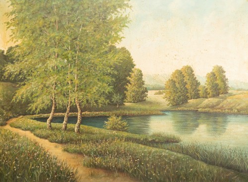 ölgemälde landschaft - landschaft, "