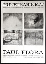 Paul FLORA -Ausstellungsplakat