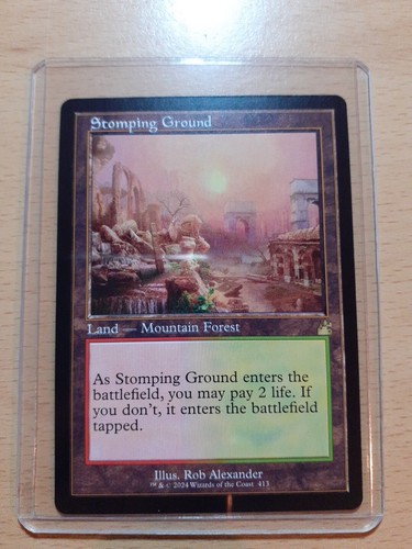 Stomping ground retro frame - stomping,