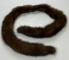 Pelzkragen - Nerz - Länge ca. 67 cm - braun