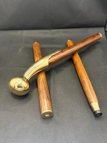 Vintage messing derby griff - messing,