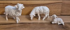 Krippenfigur Kostner Krippe Natur Widder und 2 Schafe 12cm - Holz geschnitzt Neu